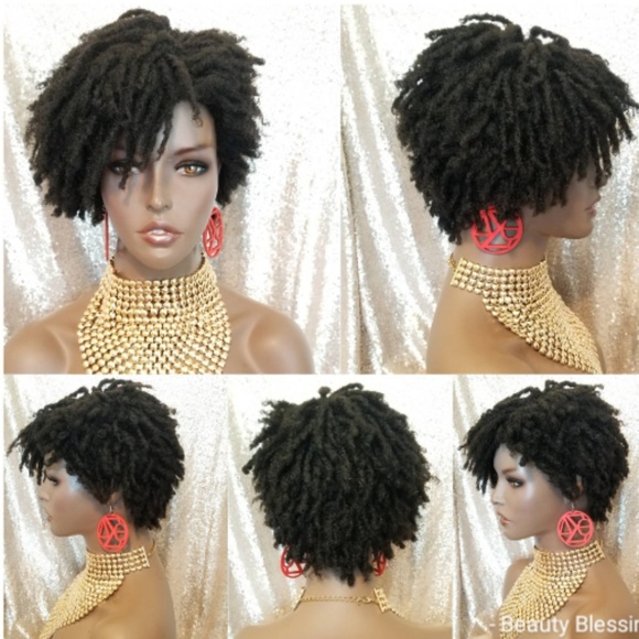 Accessories Wig Afrocentric Short Kinky Twist Natural Style
